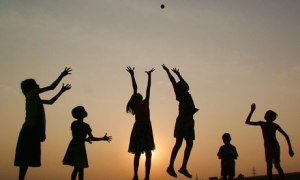 Children at play.   Photo: Biswaranjan Rout/AP