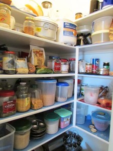 Kitchen shelves ... ready for cooking