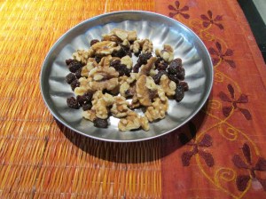 Walnuts and Raisins!