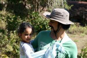 Karthik Appa goes native with Disha tied on. 