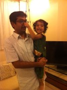 Kavya and her Poppy