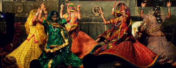 Kalbelia Dance to Honour Birth of a Child. Rajasthan.  Photo:  Namrata Neog
