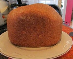Voila! Whole wheat bread.