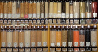 Take your own jars and buy food in the bulk section to eliminate plastic bags from everyday shopping. 